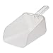 Rubbermaid Commercial Products Bouncer Contour Scoop for Ingredient Bins, 64-Ounce, Clear, Restaurant/Kitchen Food Service Supplies for Ice/Animal Feed/Grains/Sand