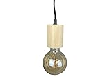 prao scrabble  Belhome Suspension lumineuse en bois clair - PRAO 324 -