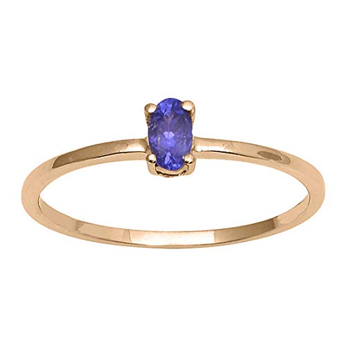 Gold Plated Tiny Shiny 925 Sterling Silver Stack Able Amethyst Women Engagement Stacking Band Ring (8.5) (7) #TOP20