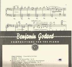 Sheet music Godard Berceuse from "Jocelyn" transcribed by Alfred Kleinpaul for Piano Book