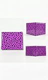 ORCHIDS Premium Blue PU Leather Disabled Parking Badge Holder for Cars (Polka Dot(Hot Pink))