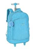 MOCHILA COM CARRINHO UP4YOU AZUL MC49132UP