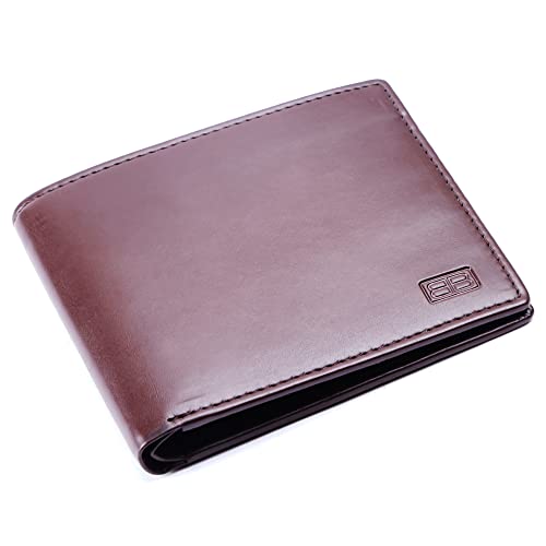Image of Brooklyn Bridge Streamlined Sophistication: Men's Minimalist Non Leather Wallet - Classic Bifold Design with RFID Protection for Secure and Stylish Card Storage