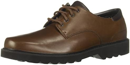 Rockport mens Main Route Northfield Waterproof oxfords shoes, Dark Brown, 12 Narrow US