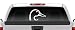 Ducks Unlimited - White 15 Inch Back Window Truck Decal - Official Licensed Logo Graphic