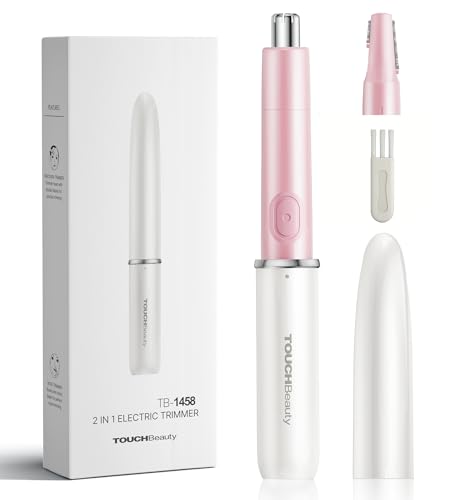 Tagliapeli Sopracciglia Donna,TOUCHBeauty 2 in 1 Rasoio...