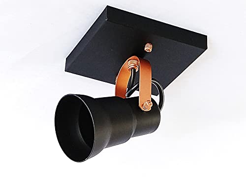 Spot/1 Emalustres Preto/Cobre