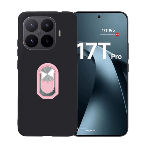 CongJiaLingXi�P�[�X�K�p ��Xiaomi 17T Pro (6.83") �����O�T�|�[�g�A�_�炩���V���R�[���V�F���̏_��ȃo���p�[�h�Ռ�TPU�ی�J�o�[�������,�s���N