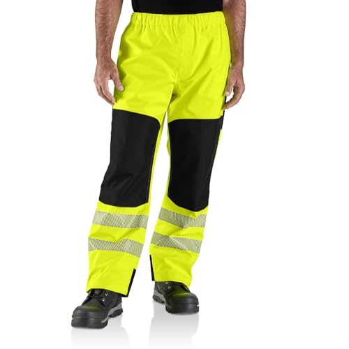 Carhartt Men's HV Portsmouth Class E Pant, Brite Lime, Small