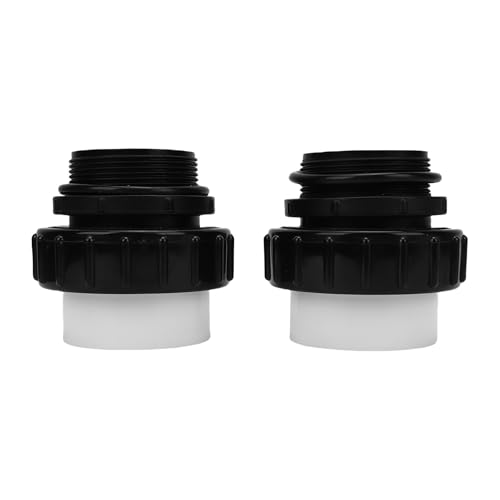Aolidsive Conectores de Bomba de Natación, 2 uds., para Bombas de Piscina de PVC de 2 Pulgadas, Unión de Alta Temperatura, Fácil Instalación, Ajuste Universal, Uso en SPA
