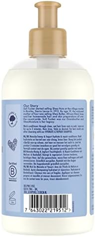Shea Moisture Manuka Honey & Yogurt Hydrate and Repair Conditioner, with Mafura and Baobab Oils, to Hydrate and Restore Extremely Dry, Brittle Hair 384 ml
