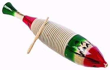 Basic Beat Small (12") Wood Fish-Shaped Guiro