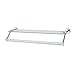 Organize It All Glass Shelf with Chrome Towel Bar
