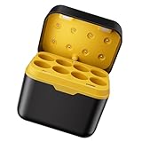 YIGZYCN ABS-Schnellladehülle mit 8 Steckplätzen für wiederaufladbare Batterien mit Überladung...