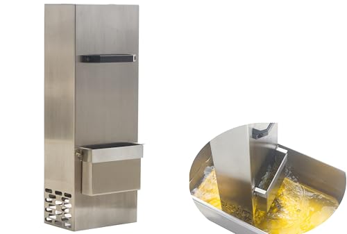 Deep Fryer Oil Filter Machine Automatic Commercial Cooking Oil Filtration System Fryer Filtering Device to Sort Out Food Residues Debris Impurities Against Carbonization Blackening Bad Taste