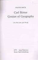 Carl Ritter, Genius of Geography: On His Life and Work. 3496001186 Book Cover