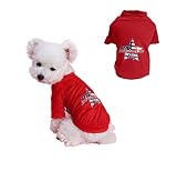 BECHANMIG Dog Clothes for Small Dogs American Flag Dog Shirt Independence Day, Patriotic USA Dog T S