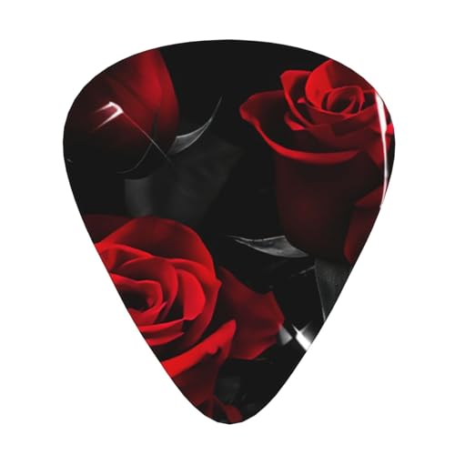 Ukulele Plectrums�A�M�^�[�v���[���[�̃T���v���[12�s�[�X�A�A�R�[�X�e�B�b�N�A�x�[�X�A�G���L�M�^�[�p - ���b�h���[�Y1�v�����g