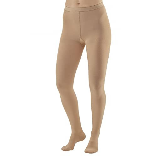 Ames Walker Aw Style 303 Medical 30-40Mmhg Extra Firm Compression Closed Toe Pantyhose Beige Queen #TOP28