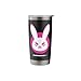 Overwatch 2 D.Va White & Pink Rabbit Centre Icon Logo Stainless Steel Insulated Tumbler