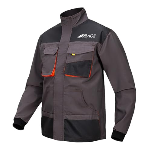 DFARYUP Mecánico de Protección Trabajo Av-icii, con Múltiples Bolsillos, Mecánico, Vestuario de taller, suciedad(3XL)
