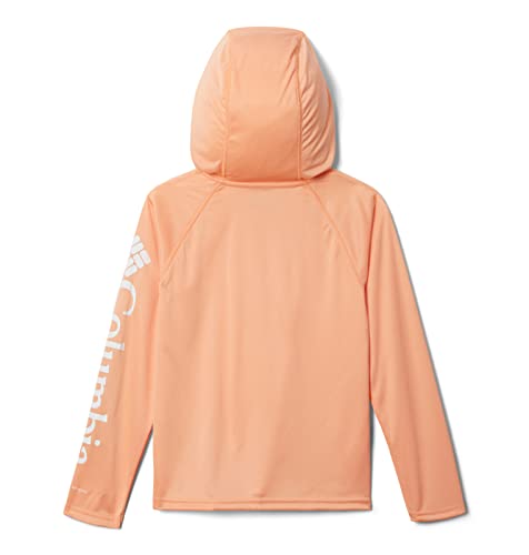 Columbia Youth Boys Terminal Tackle Heather Hoodie, Bright Nectar Heather/White Logo, X-Large #TOP1