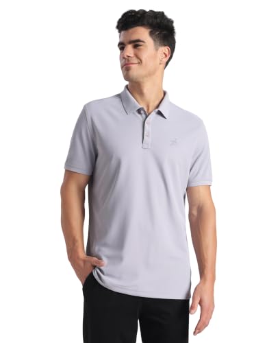 Image of Jockey AM38 Men's Microfiber Fabric Solid Half Sleeve Polo T-Shirt with StayDry & StayFresh Technology