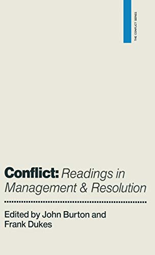 Conflict: Readings in Management and Resolution (The Conflict Series)