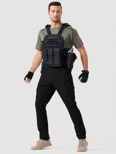 Image of TOPLOT Men's Casual Cargo Pant | Multi-Pocket Utility Design | Comfortable Fit Wear | Durable Construction | Functional Style Look | Easy Movement | Perfect for Casual, Outdoor & Travel (5227)