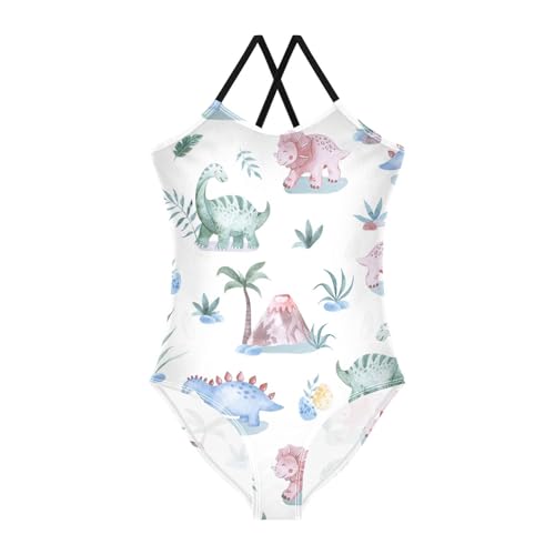 Image of Girls One Pieces Swimsuit Cute Beach Swimwear with Adjustable Strap 3-10 Years