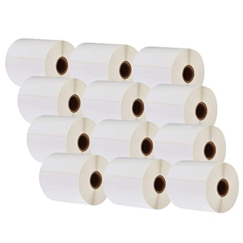 Rouleau d'étiquette d'expédition autocollante 100 x 150 mm | 12 bobines LEYF