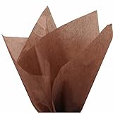 PMLAND Premium Quality Gift Wrapping Paper - Brown Color - 20 Inches x 26 Inches 60 Sheets