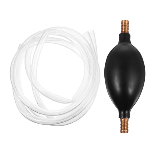 Outanaya Bomba Manual de Transferencia de Combustible para Automóvil Alta Capacidad de Flujo y Extracción Directa, Material Pvc Negro, Adecuado para Uso Doméstico y Cambio de Agua