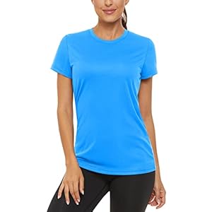 TACVASEN Short Sleeve Shirts for Women Athletic Workout Tops UPF 50+ Sun Protection Quick Dry Running T-Shirts