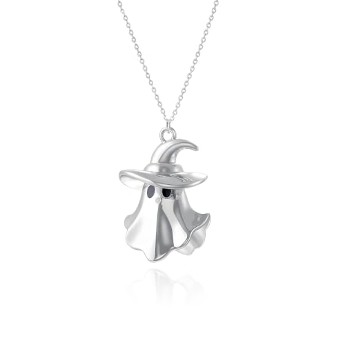 Collier fantôme Halloween cadeau idéal pour amie motif rigolo et chaîne ajustable