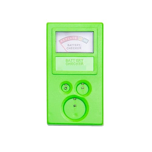 Testeur de batterie vert : charge électronique et compteur de cellule
