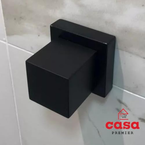 PREMINOX Kit 4 Acabamentos Quadrados de Registro Padrão Deca Preto Black