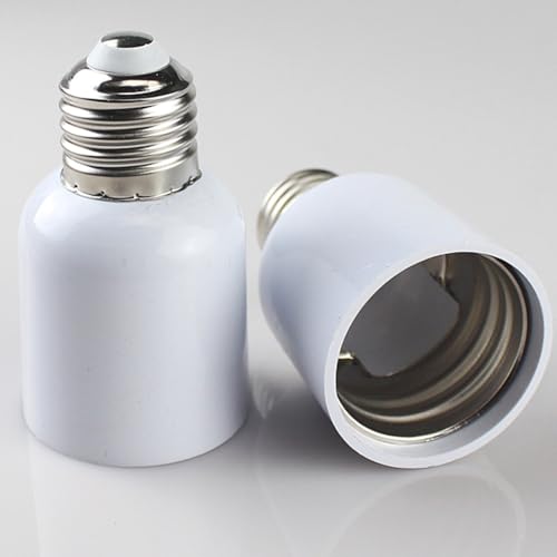 Adaptateur De Douille E27 À E40, Adaptateur De Douille, ampoule, Blanc, Plastique, Métal(Pack of 10)