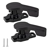 Xztrdi Square Inspection Hatch Handle for Boats - Yacht, Sailboat, Kayak Deck Cover Handle((Black*2)