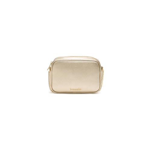 Sac Braccialini Dolly en cuir imprimé léopard avec finitions haut de gamme