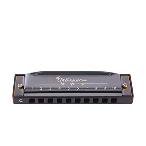 Harmonica 10 Holes 20 Tunes Mouth Organ Blues Deluxe Harmonica, Key of C for Beginner, Adults, Kids Gift, Black - Les Beatles, Paul McCartney, John Lennon, RIngo Starr, George Harrison Harmonica 10 Holes 20 Tunes Mouth Organ Blues Deluxe Harmonica, Key of C for Beginner, Adults, Kids Gift, Black – Image 8