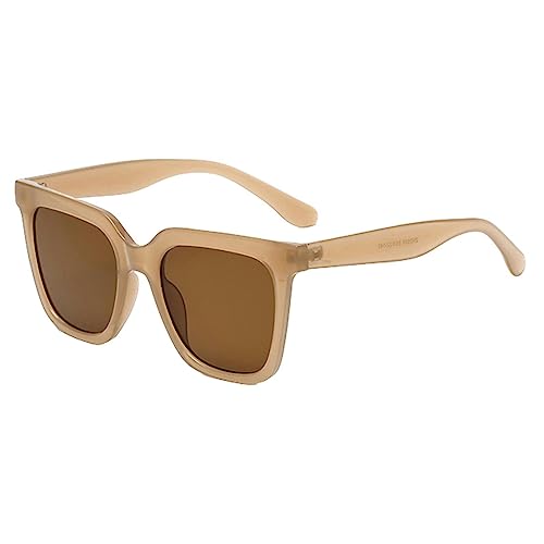 Lunettes de soleil grand cadre modèle décontracté non polarisé pour activités de plein air