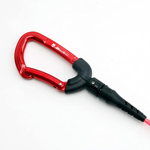 Cordón de buceo libre para exploración en apnea y buceo a la deriva ajustable rojo 6