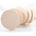 Natural Unfinished Round Wood Circle Cutout 3 Inch - Bag of 25