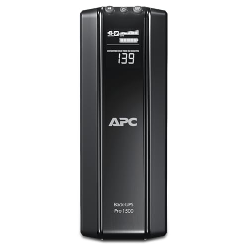 Miniatura 5 de Apc By Schneider Electric Br1500gi Back-Ups Pro - Sistema De Alimentación Ininterrumpida Sai 1500va 10 Salidas Tipo Iec, Avr, Usb, Software De Apagado , Negro