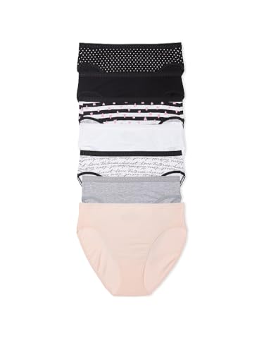 Victoria's Secret Women's Cotton Brief Underwear, Full Coverage Panties for Women, Multi Pack (XS-XXL)