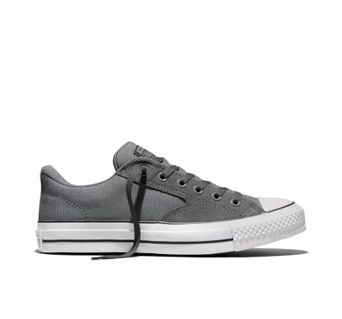 Image of Converse, Unisex, Chuck Taylor All Star Malden Street Low Top, Darker Grey /Black /White Men's 4, Women's 6 Medium