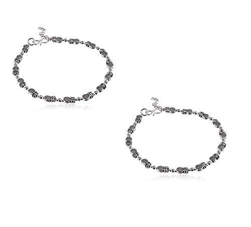 See full amazon price history chart for El Regalo Oxidized German Silver Traditional Yet Antique Finish Anklets Pair for Women(Metallic & Silver) El Regalo Oxidized German Silver Traditional Yet Antique Finish Anklets Pair for Women(Metallic & Silver) (B07YJ3WYKZ) Amazon Price History, Amazon Price Tracker