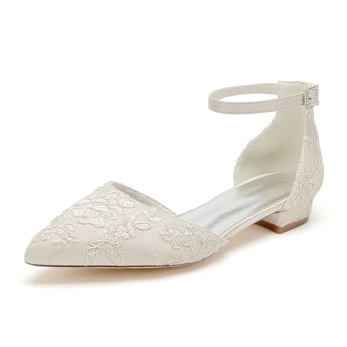 Chaussures de mariage plates bout pointu pour éviter d'avoir mal aux pieds le jour du mariage