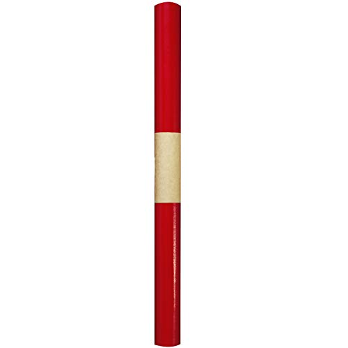 日本紐釦貿易(Nippon Chuko) NBK ソフトレザー 合皮レザー 巾120cm×7m切売カット レッド SL120-1633-7M